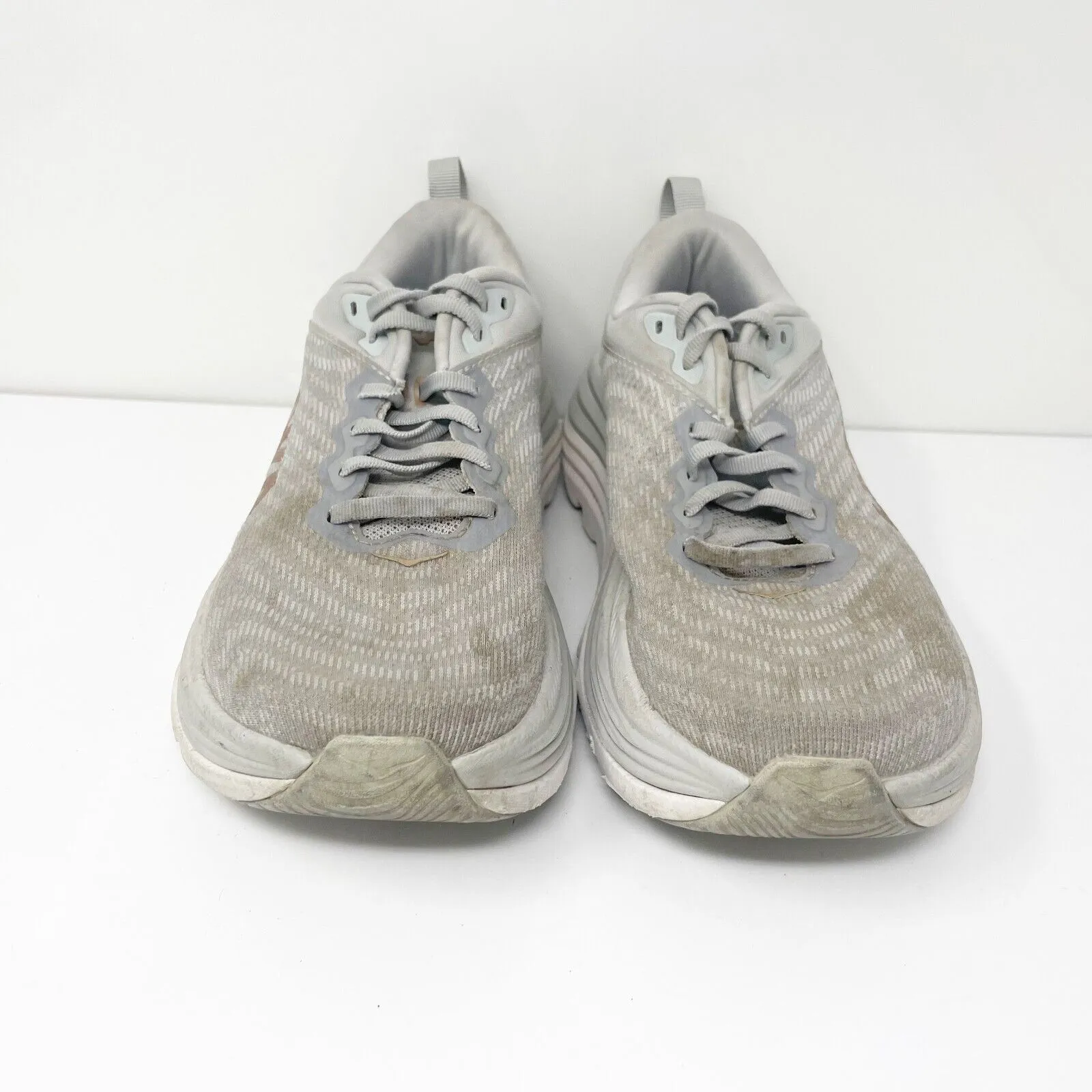 Hoka One One Womens Gaviota 5 1134235 HMRG Gray Running Shoes Sneakers Size 8 B