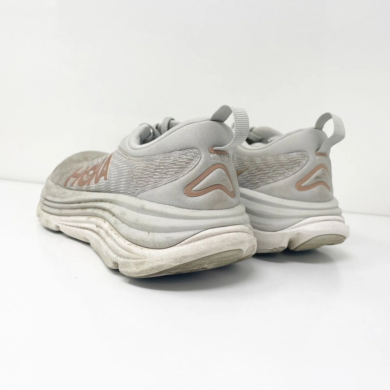 Hoka One One Womens Gaviota 5 1134235 HMRG Gray Running Shoes Sneakers Size 8 B