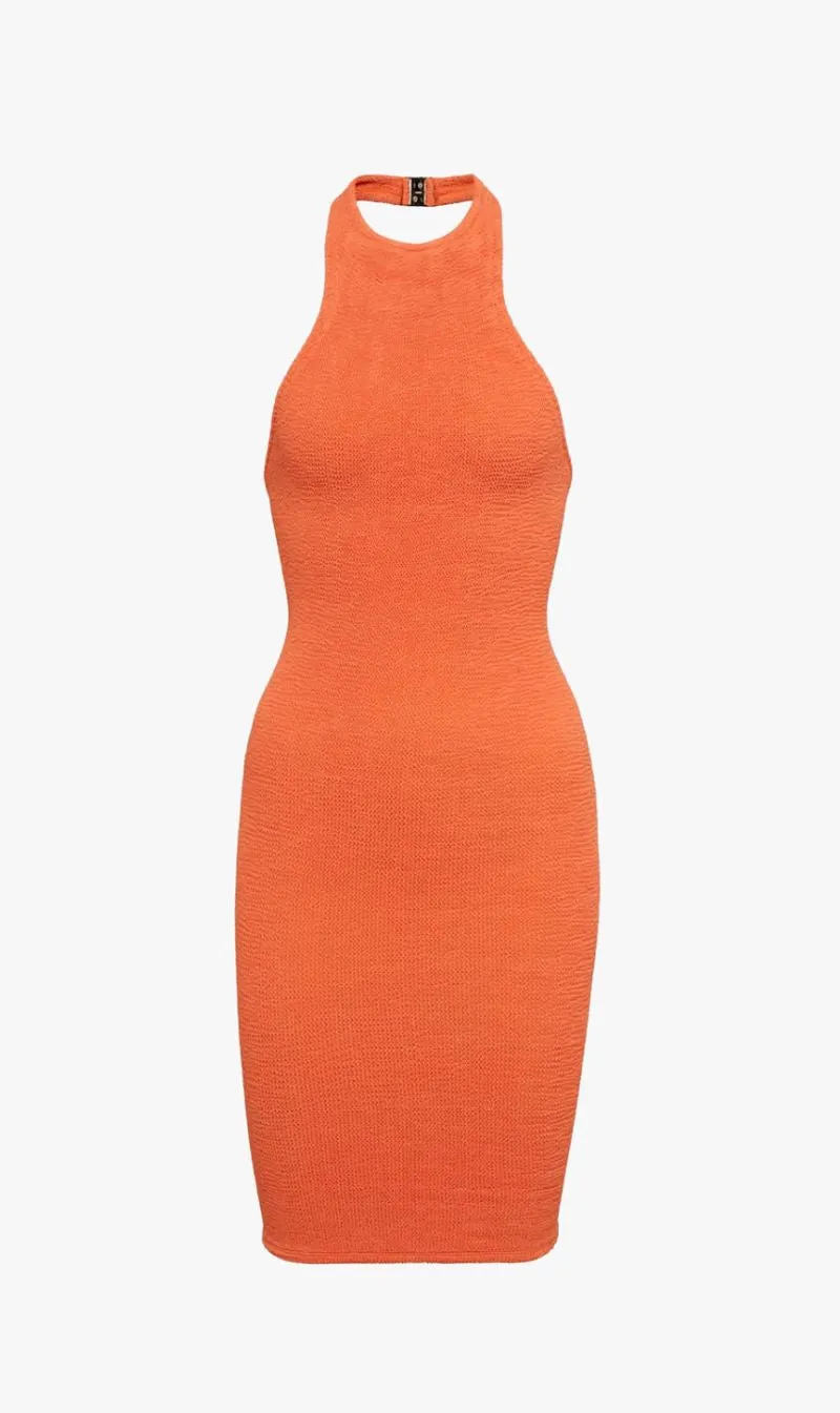  Hunza G      Polly Dress - Mango Sorbet 