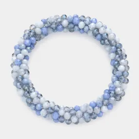 iLLASPARKZ Faceted Beaded Stretch Bracelet