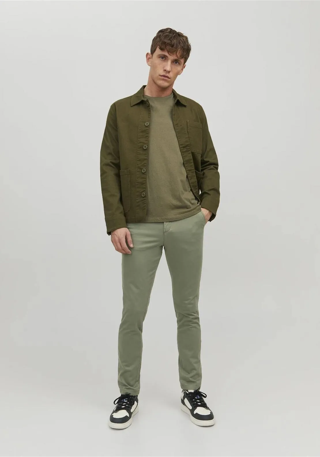 Jack & Jones Marco Chinos, Deep Lichen Green