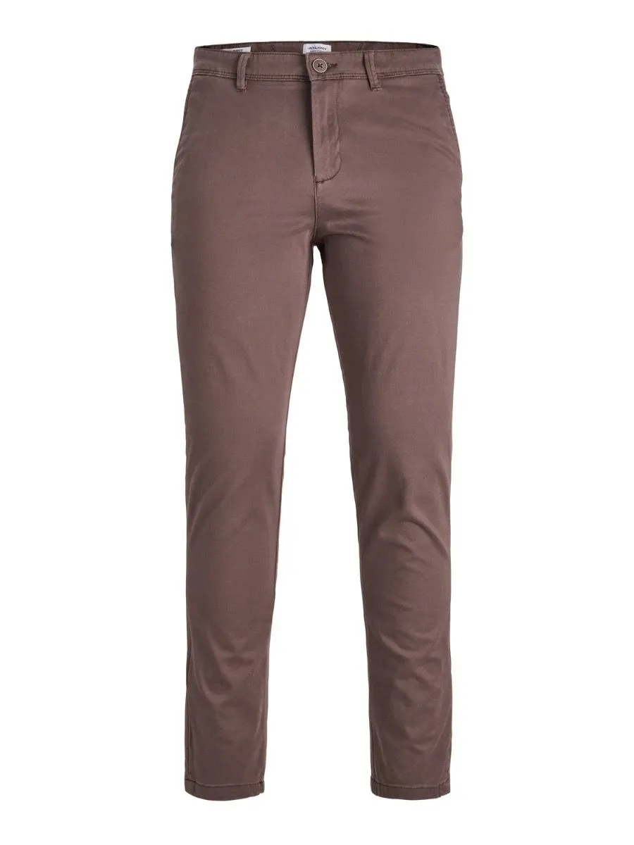 Jack & Jones Marco Bowie Slim Chinos Seal Brown