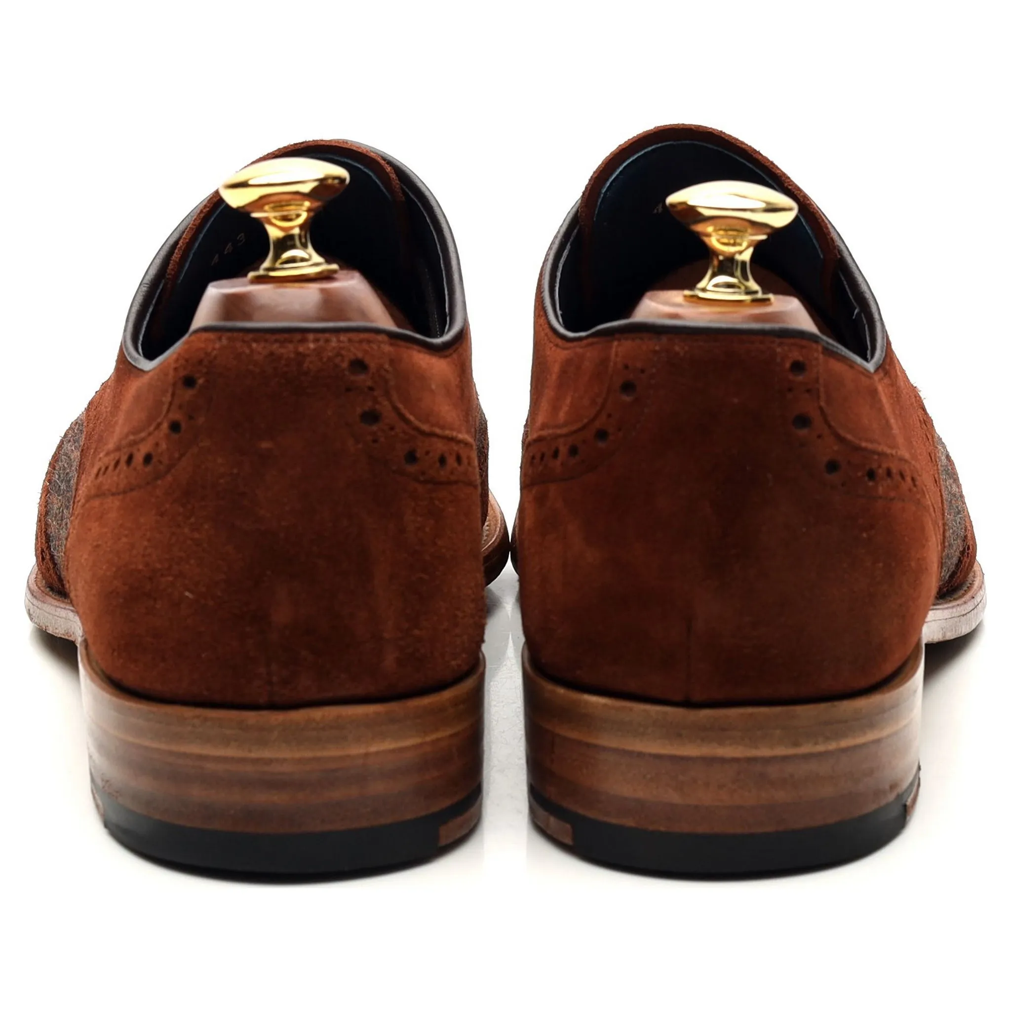 'Jackson' Brown Leather Derby UK 9 F