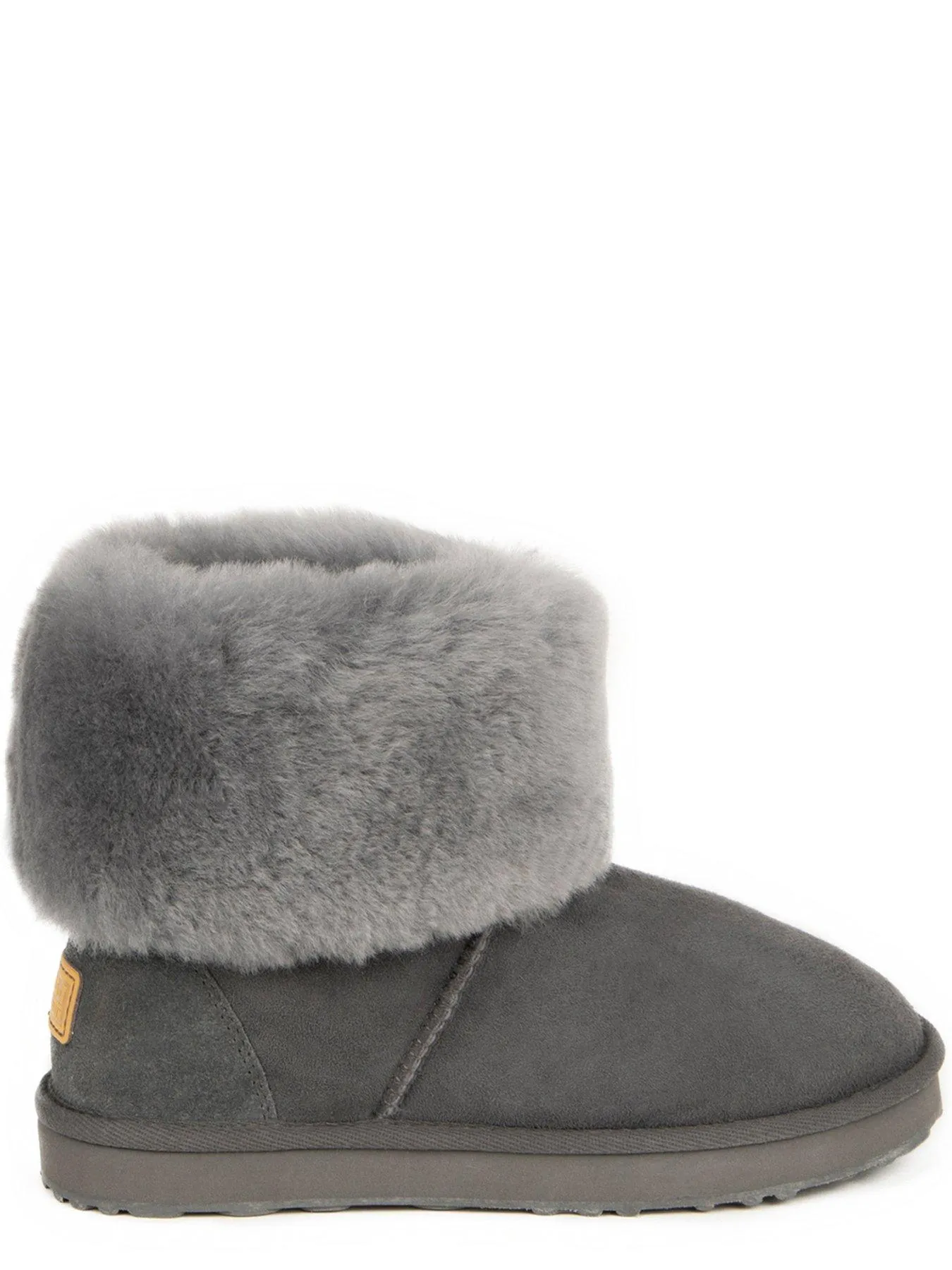 Just Sheepskin Ladies Cornwall Sheepskin Boot - Granite