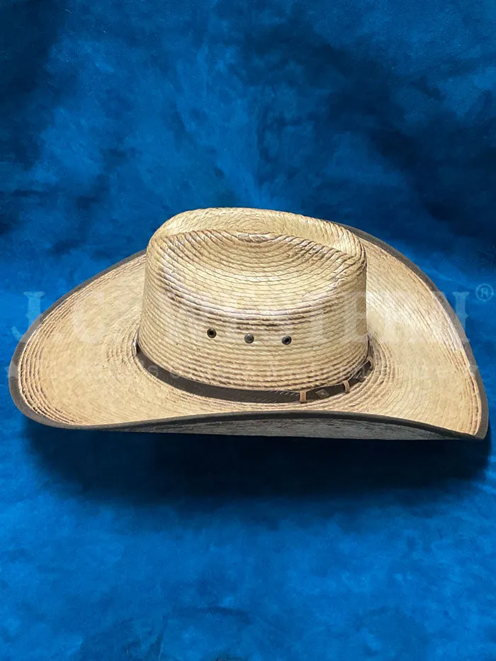 Justin JS1956TRGR44 TRIGGER Bent Rail Straw Cowboy Hat Tan