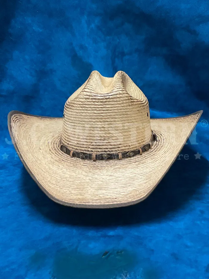 Justin JS1956TRGR44 TRIGGER Bent Rail Straw Cowboy Hat Tan