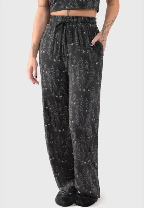 Killstar - Familiar Woods Lounge Black - Pants