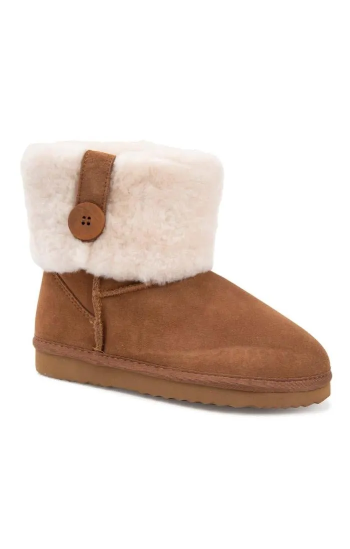 Ladies Sheepskin Turn Top Boot