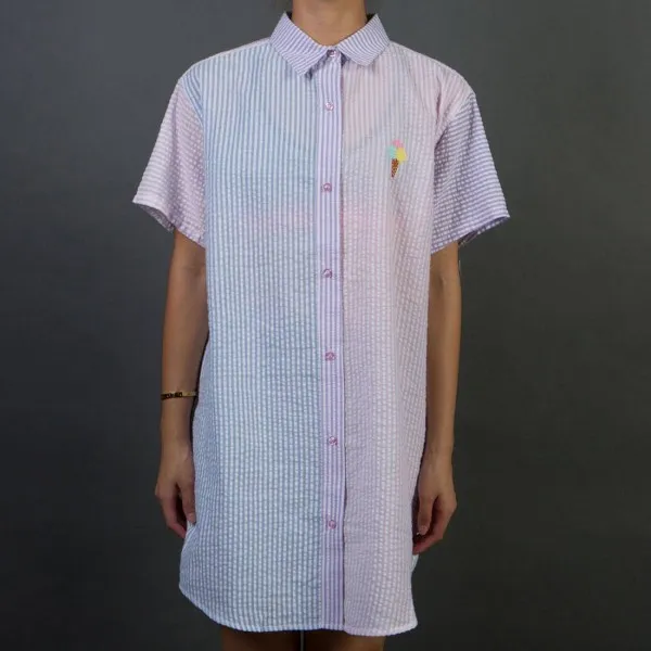 Lazy Oaf Women Sorbet Shirt (purple / blue)