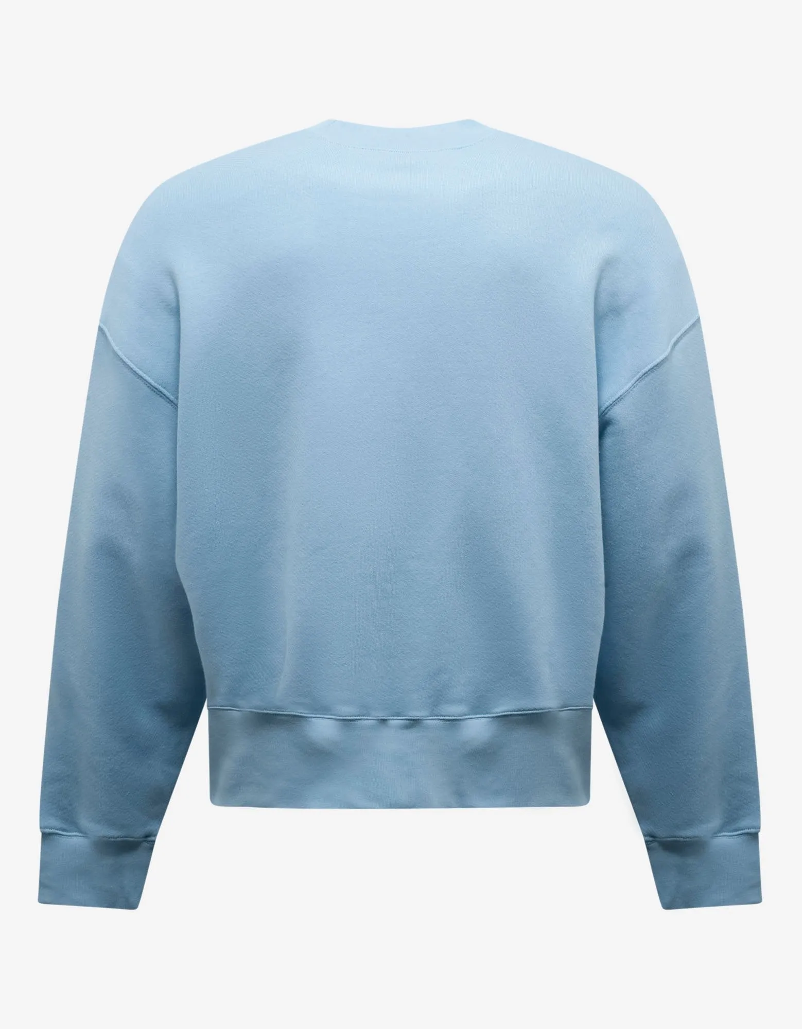 Light Blue Sunset Print Oversized Sweatshirt