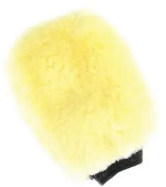 Lincoln Sheepskin Grooming Mitt - Natural Wool