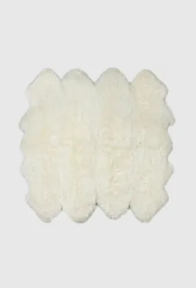 Long Wool Sheepskin Octo Floor Rug