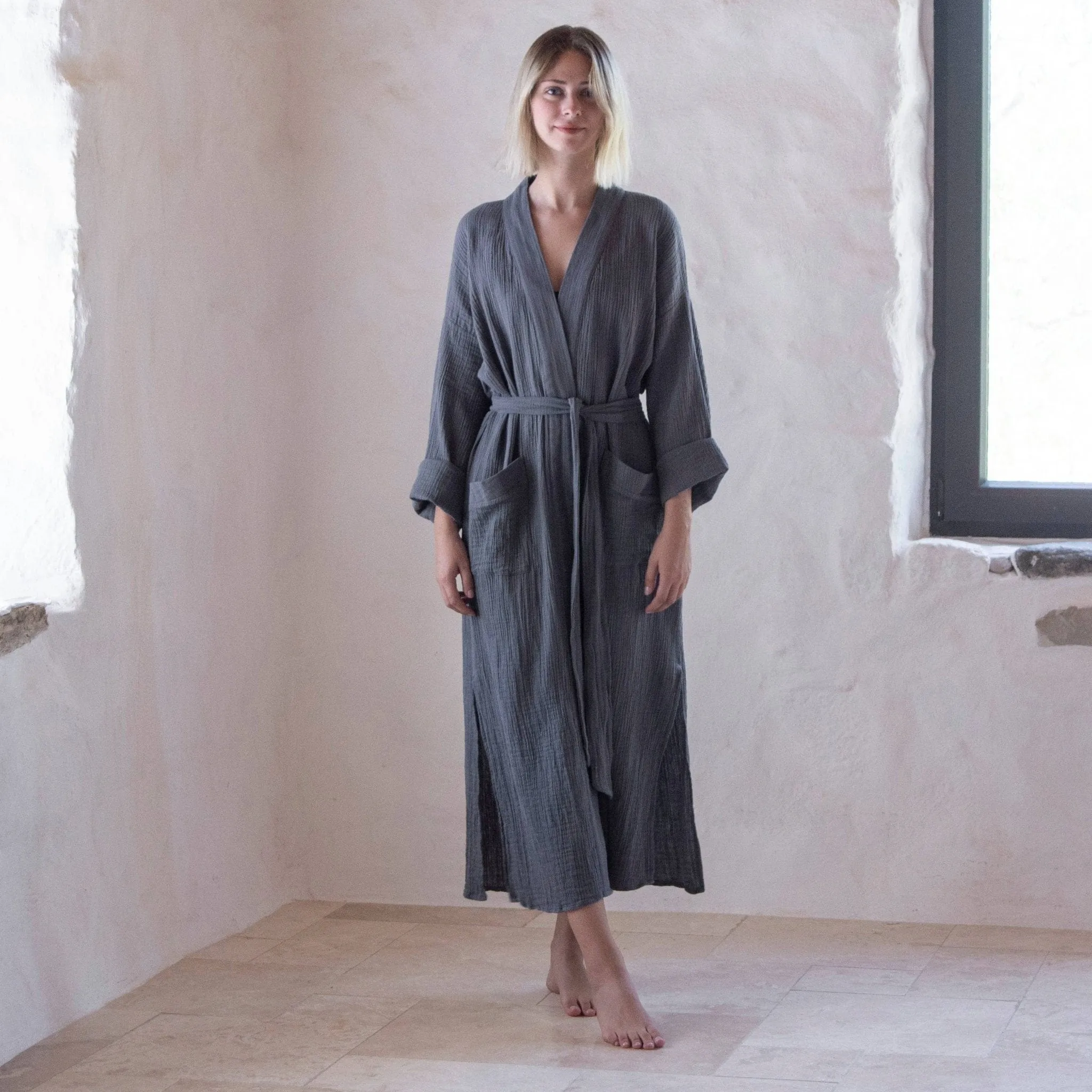 loom.ist - Muslin double-layered cotton robe