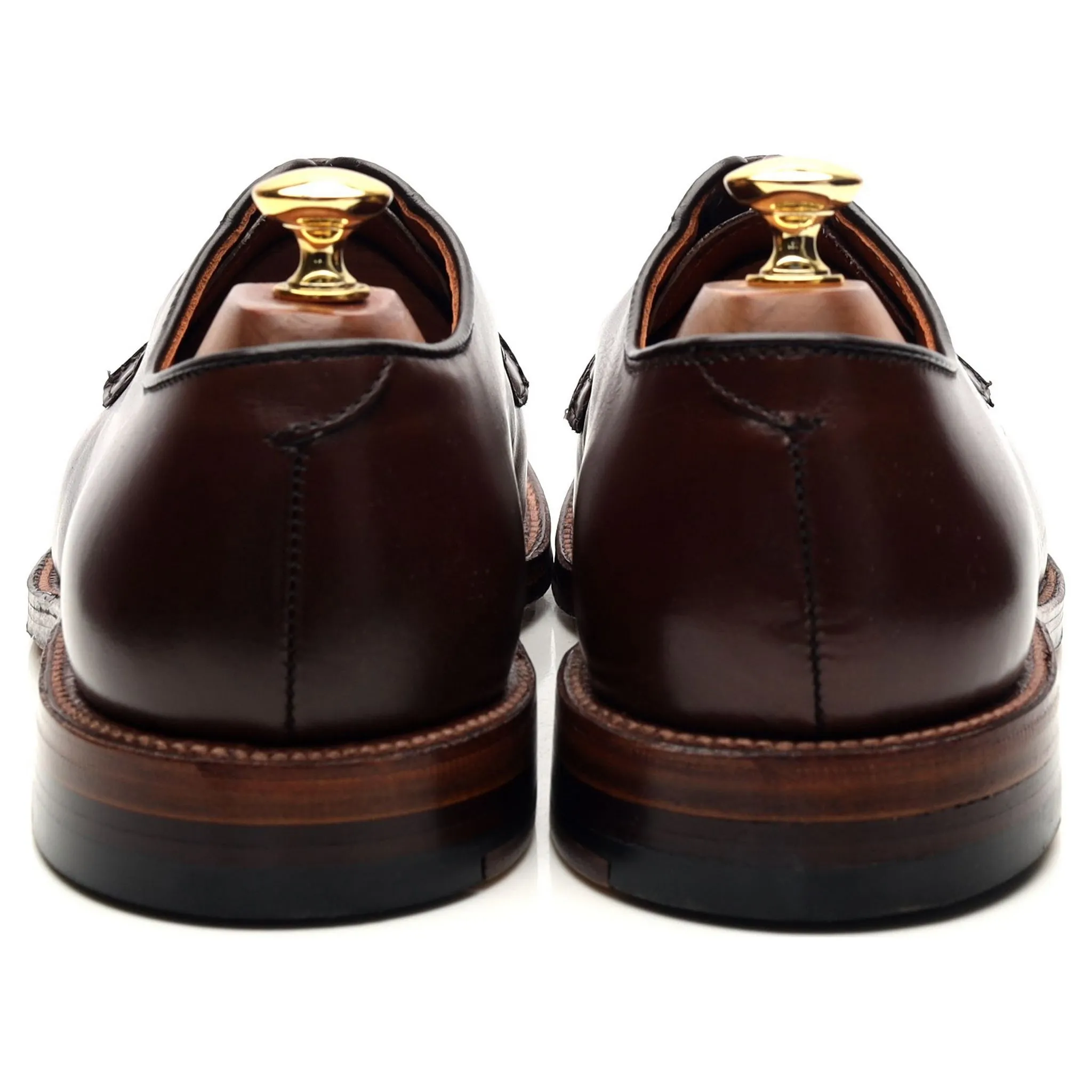 'M6408' Dark Brown Leather Derby UK 8.5 - 11