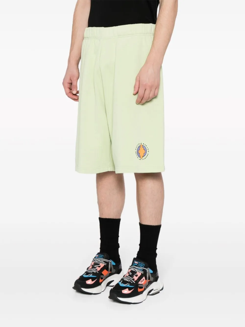 MARCELO BURLON SUNSET BIRD OVER SWEATSHORTS