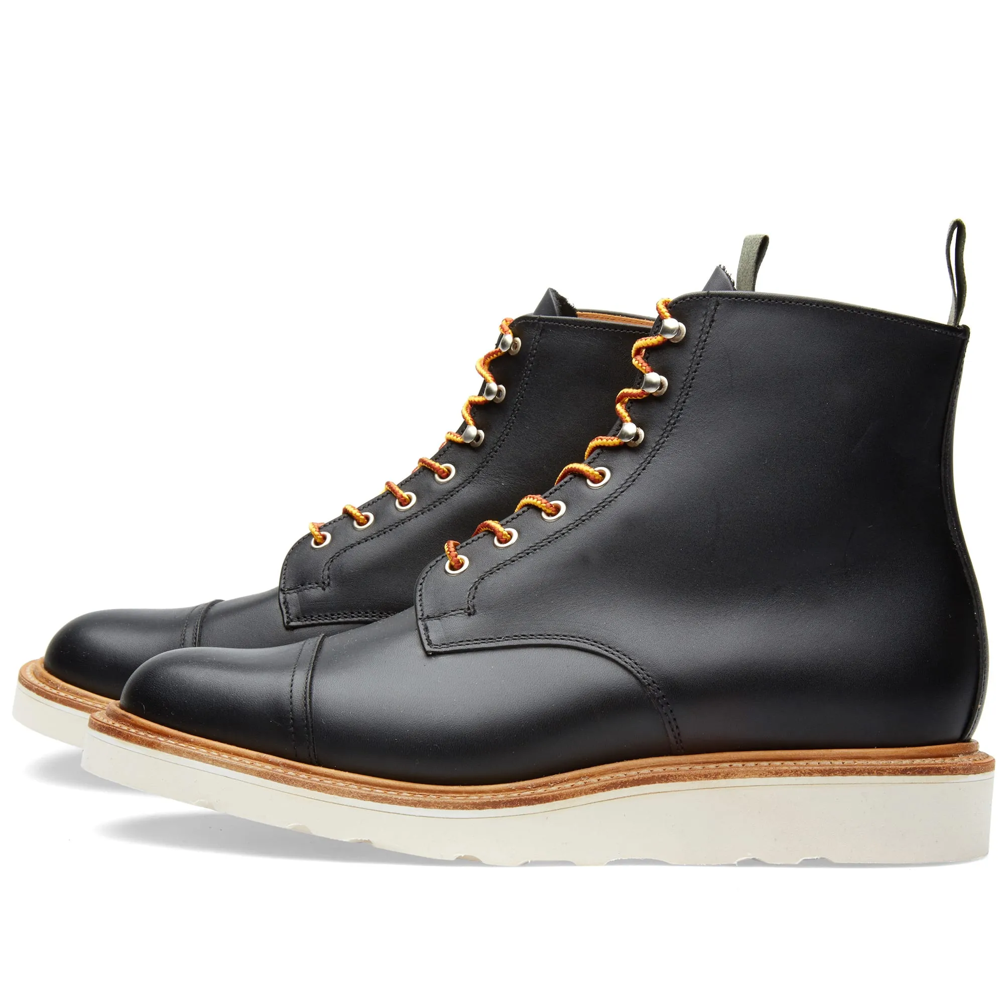 Mark McNairy Toe Cap Derby BootBlack Waxy