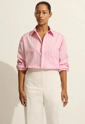 Matteau Classic Stripe Shirt - Sorbet