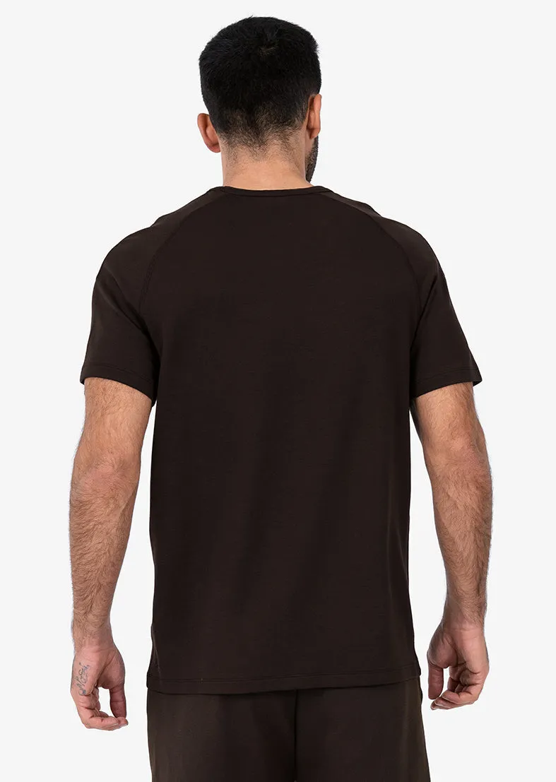 Mens All Around Lounge Tee Coffee