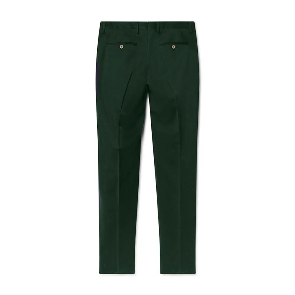 Men's Hackett Mayfair Stretch Flannel Trousers in Green