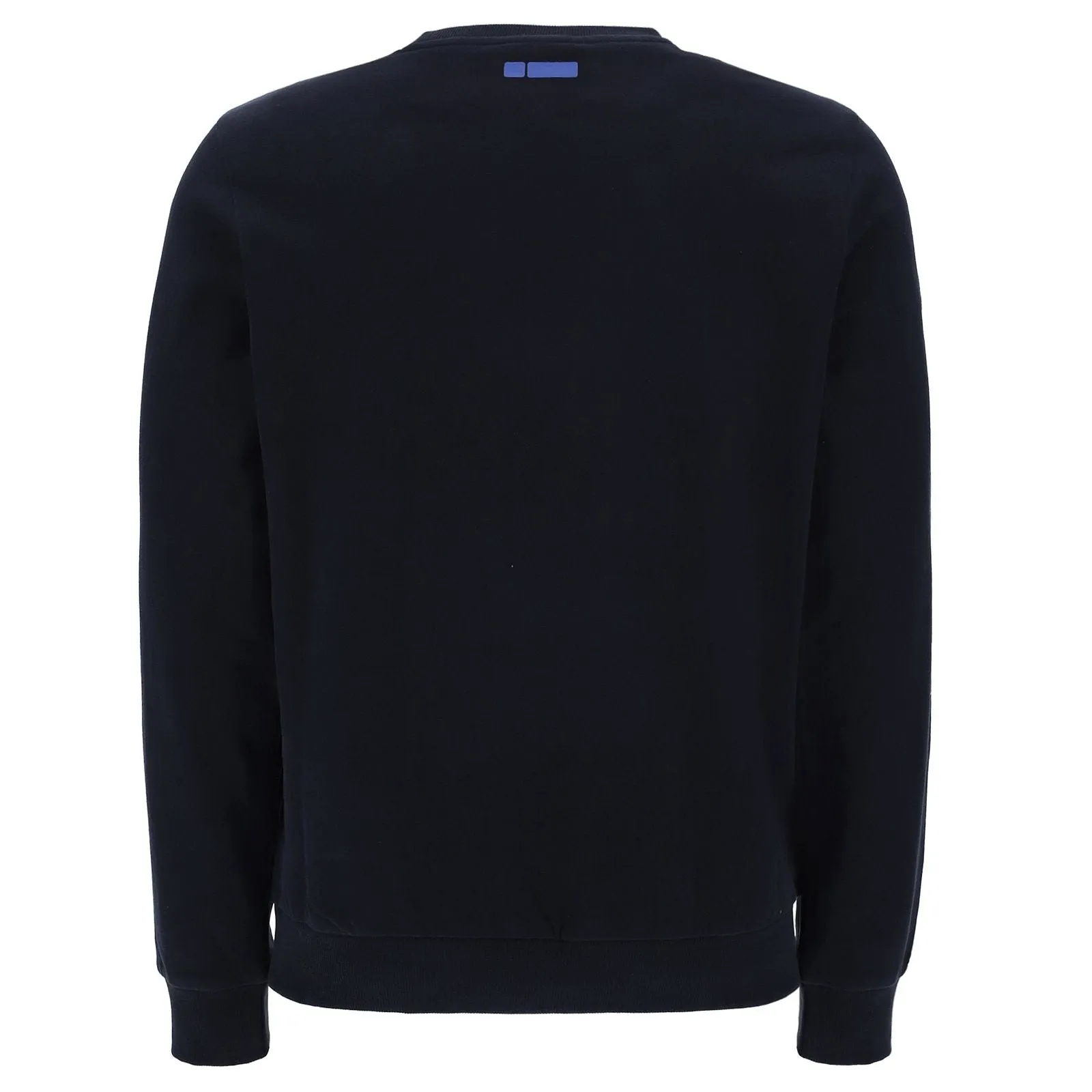 Men's Lounge Sweatshirt - Dark Blue + Blue Letters