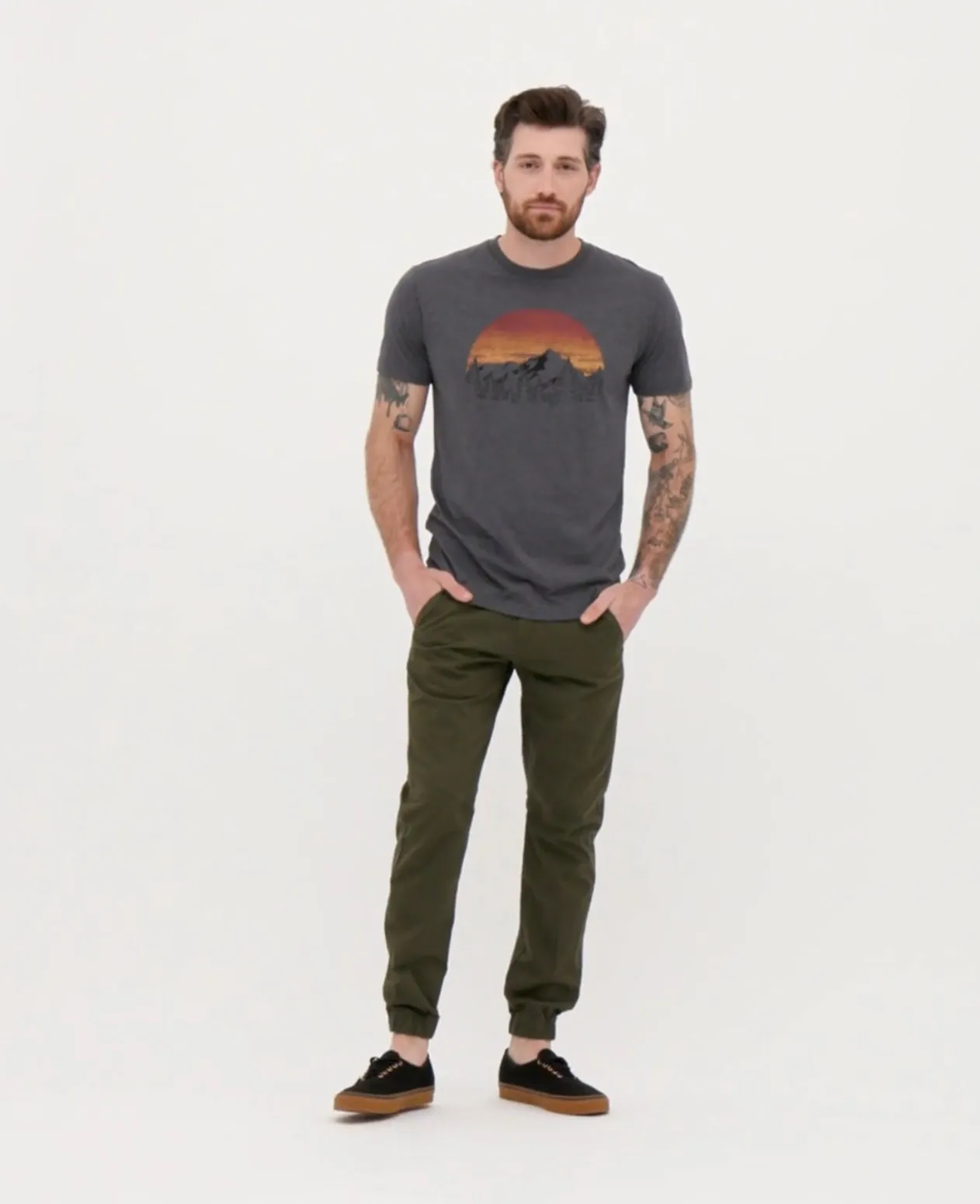 MEN'S TENTREE * VINTAGE SUNSET T-SHIRT