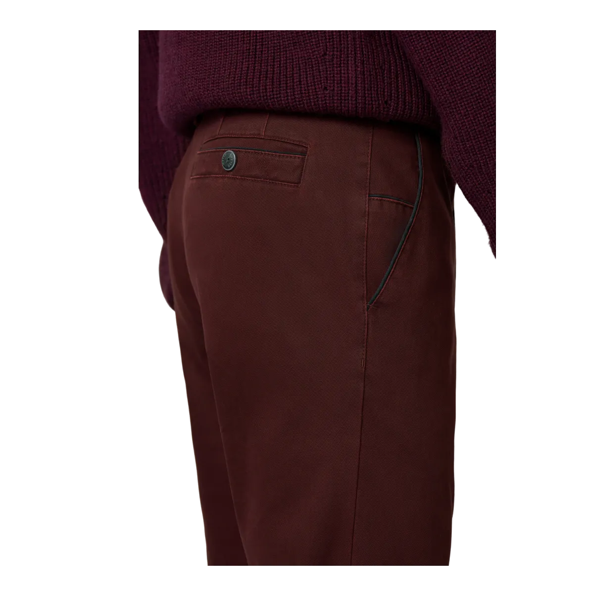 Meyer New York Textured Trim Chinos