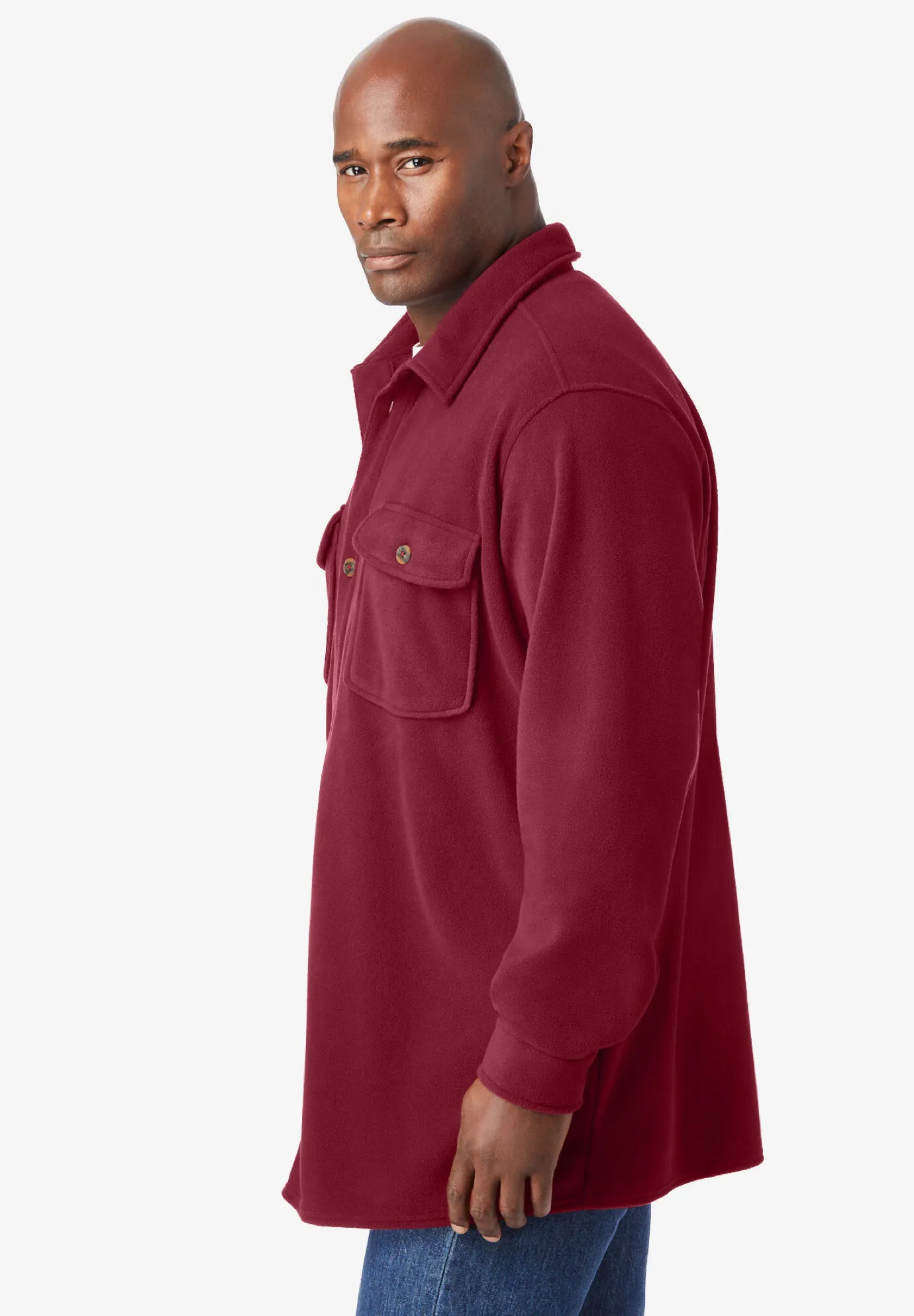 Microfleece shirtjacket