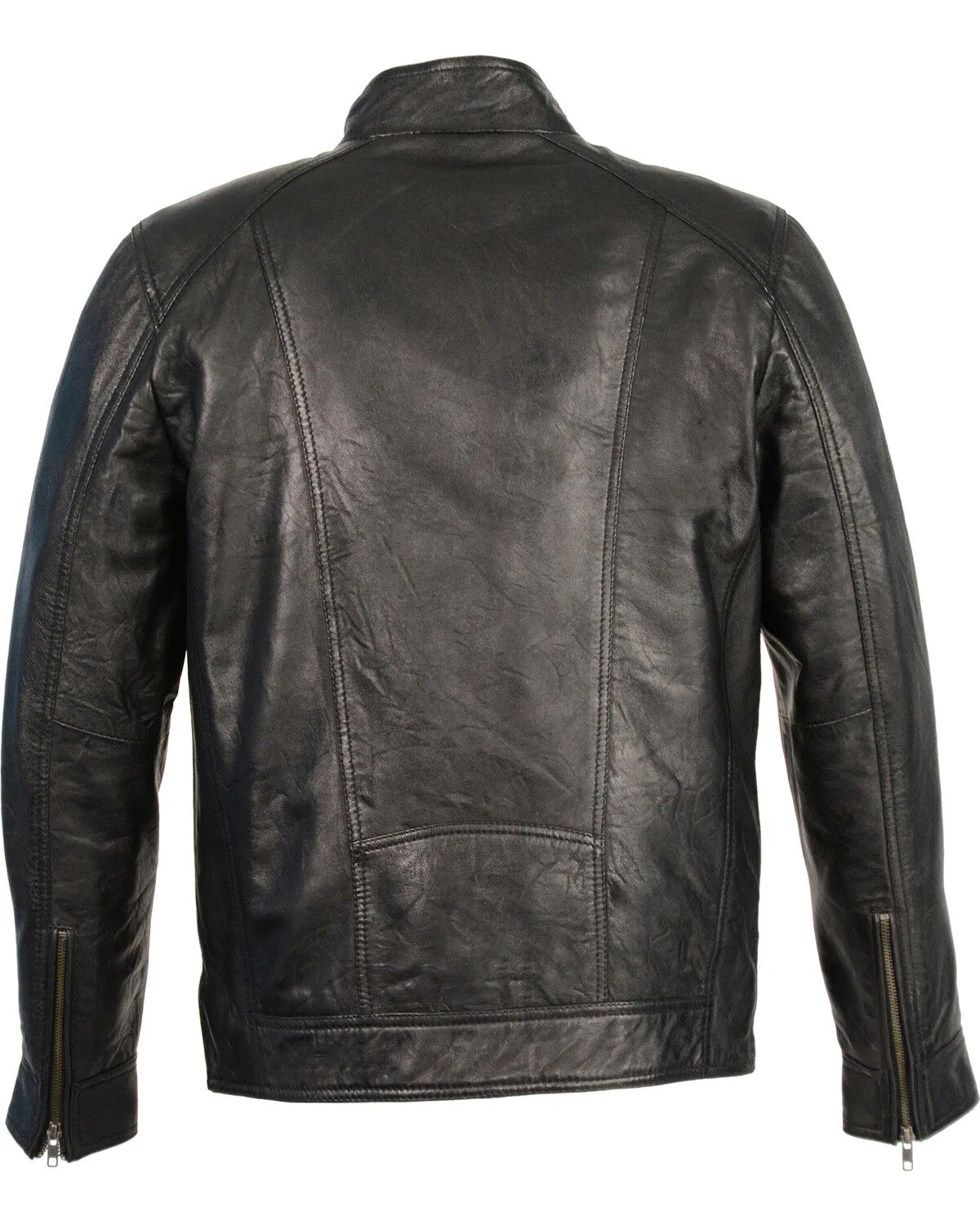 Milwaukee Leather Men's Sheepskin Moto Leather Jacket - 4X