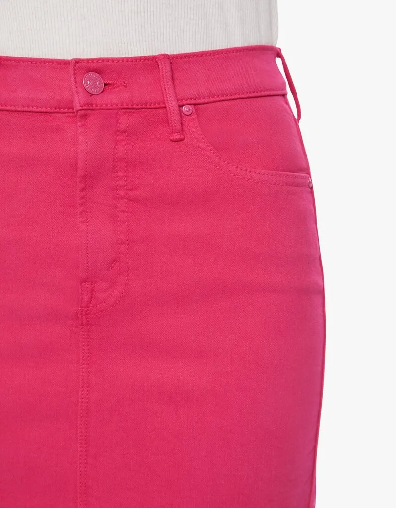 Mother High Waisted Smokin' Skirt - Raspberry Sorbet