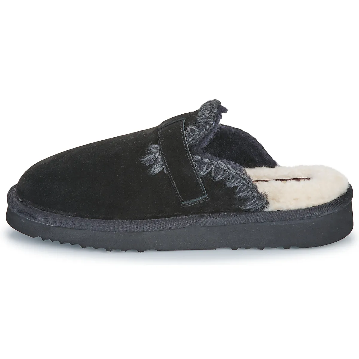 Mou SUEDE SHEEPSKIN CLOG ESKIMO