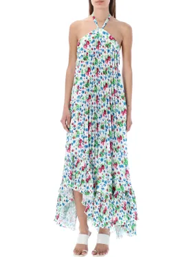 MSGM Allover Printed Halterneck Dress