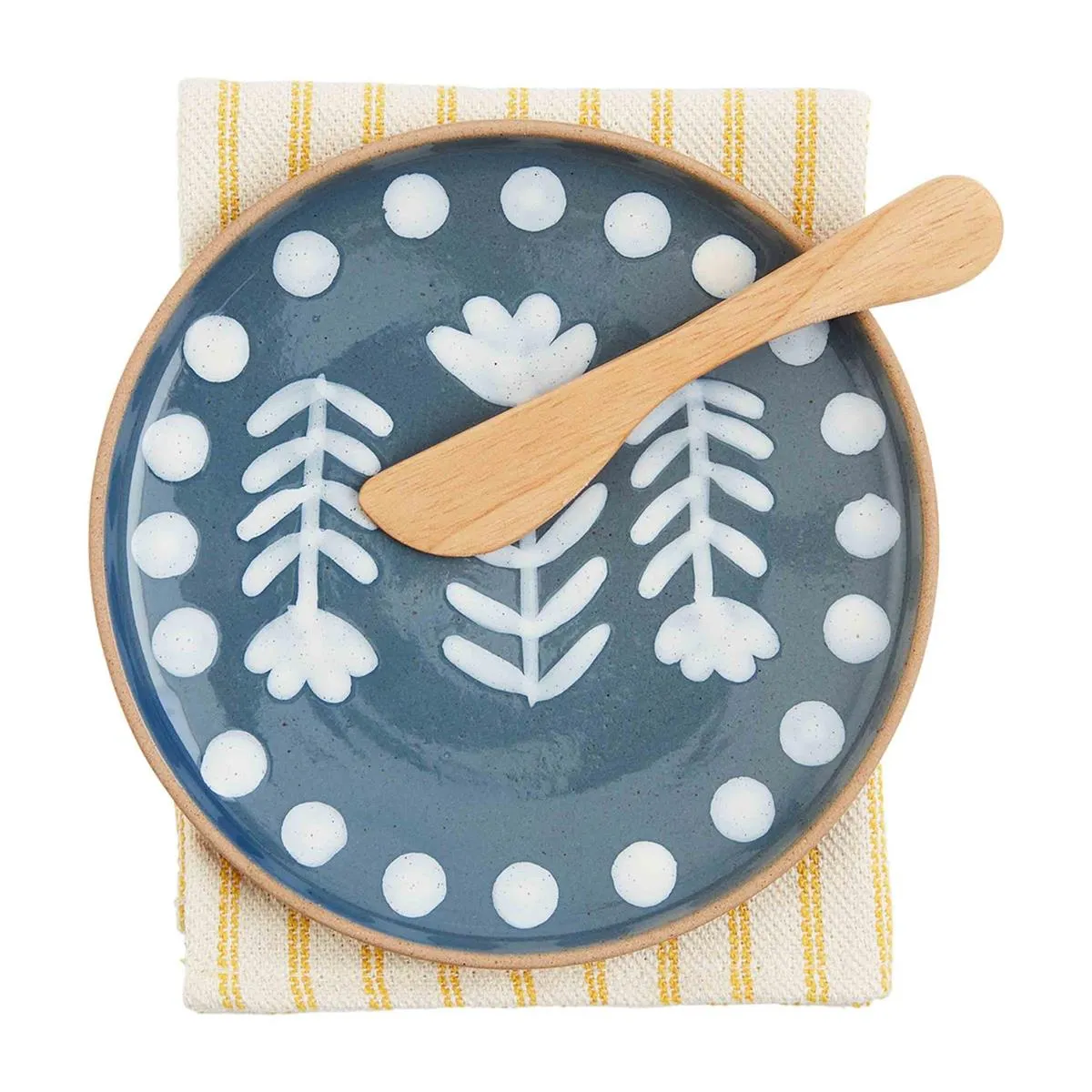 Mudpie Dot Appetizer Plate Sets