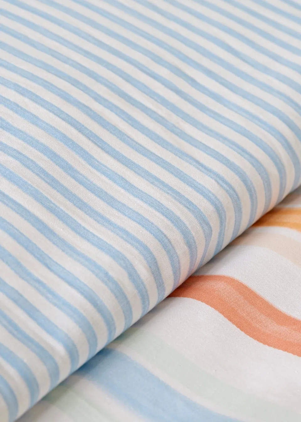 Multicolour Sorbet Stripe Duvet Set