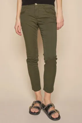 Naomi Treasure Pant | Dusty Olive | Bukser fra Mos mosh