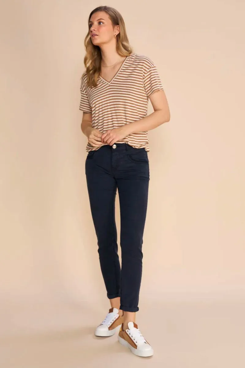 Naomi Treasure Pant | Salute Navy | Bukser fra Mos Mosh