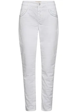 Naomi Treasure Pant | White | Bukser fra Mos mosh