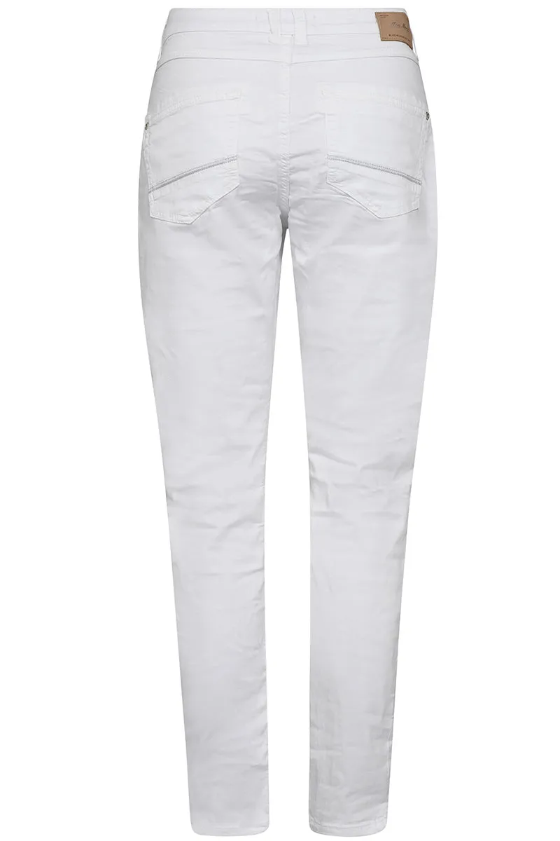 Naomi Treasure Pant | White | Bukser fra Mos mosh