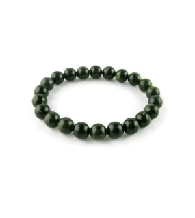 Natural Goldsheen Obsidian Beaded Stretch Bracelet