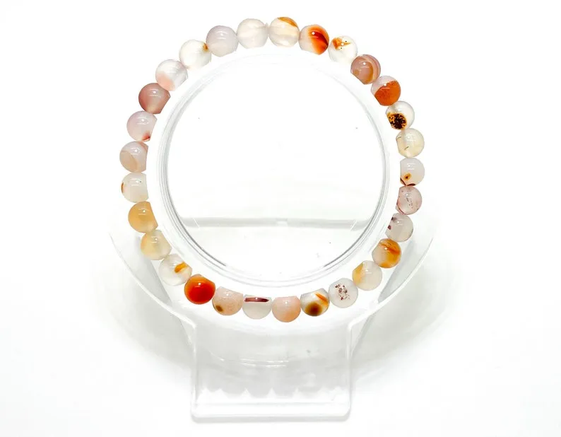 Natural Montana Agate Gemstone Bracelet