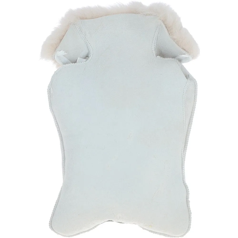 Natural Sheepskin Hot Water Bottle Cover Linen:  HW Bottle Cover 2L