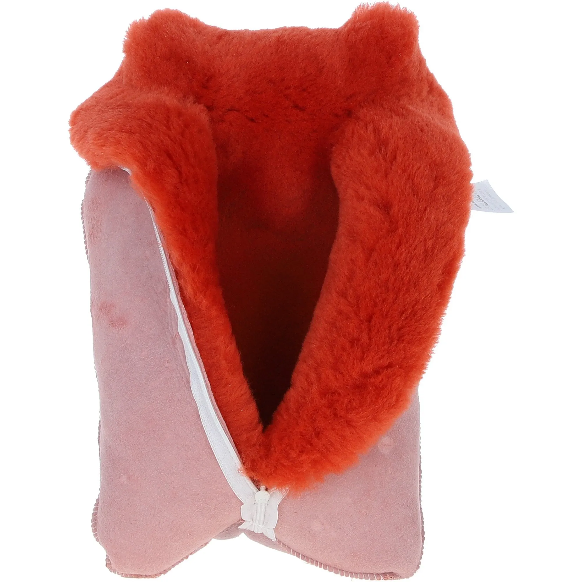 Natural Sheepskin Hot Water Bottle Cover Orange: HW Bottle Cover 2L