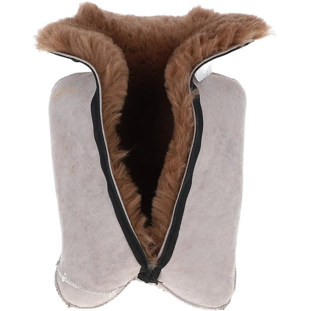 Natural Sheepskin Hot Water Bottle Cover Toffee:  HW Bottle Cover 2L