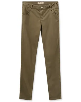 Nelly Rosemany Pant | Burnt Olive | Bukser fra Mos Mosh