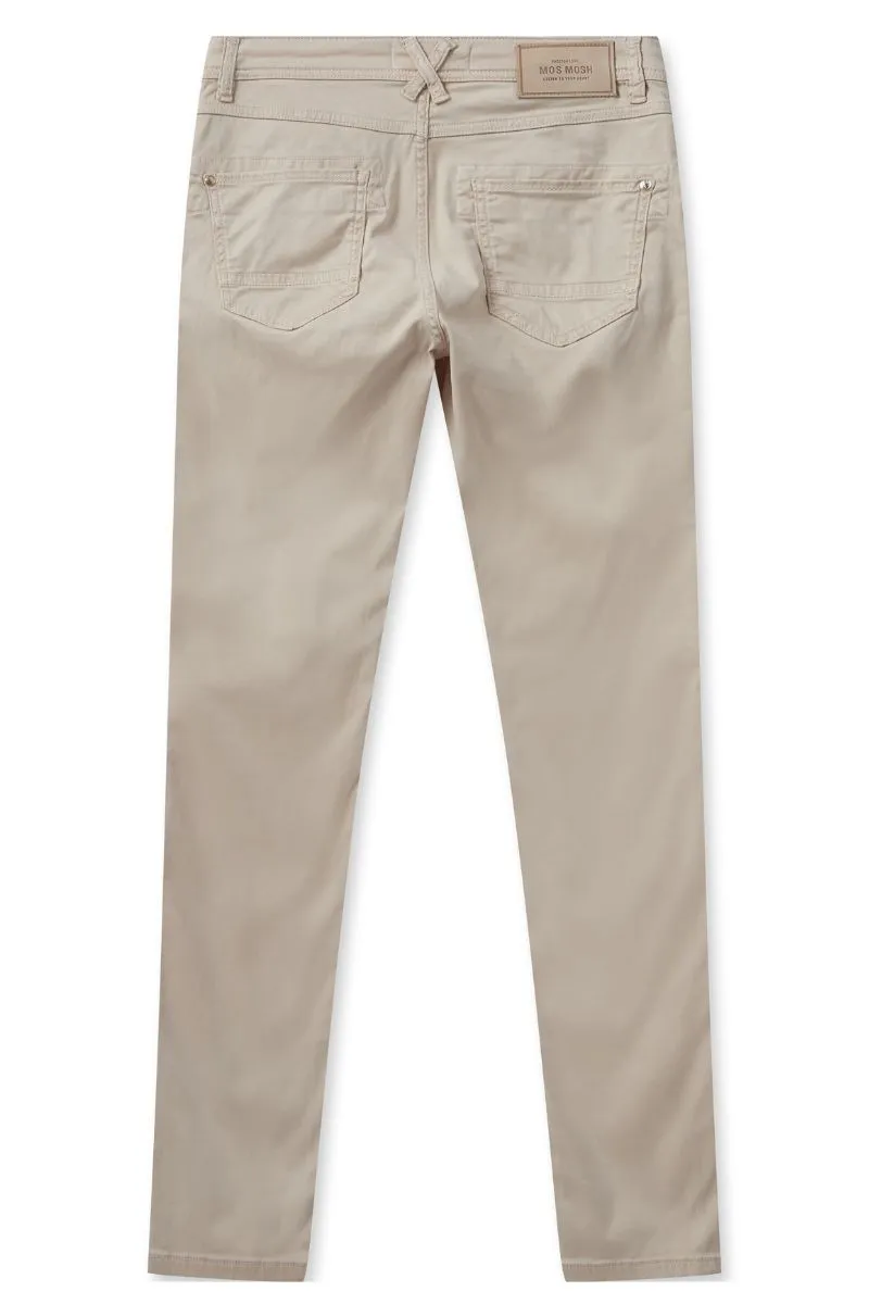 Nelly Rosemany Pant | Cement | Bukser fra Mos Mosh