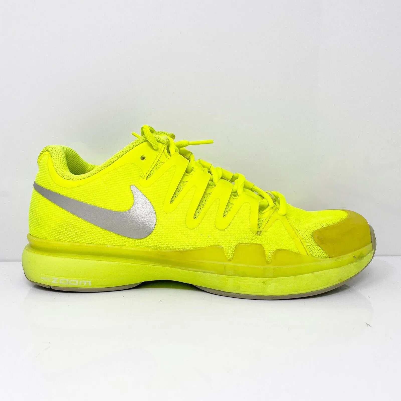 Nike Womens Zoom Vapor 9.5 Tour 631475-710 Yellow Running Shoes Sneakers Sz 7.5