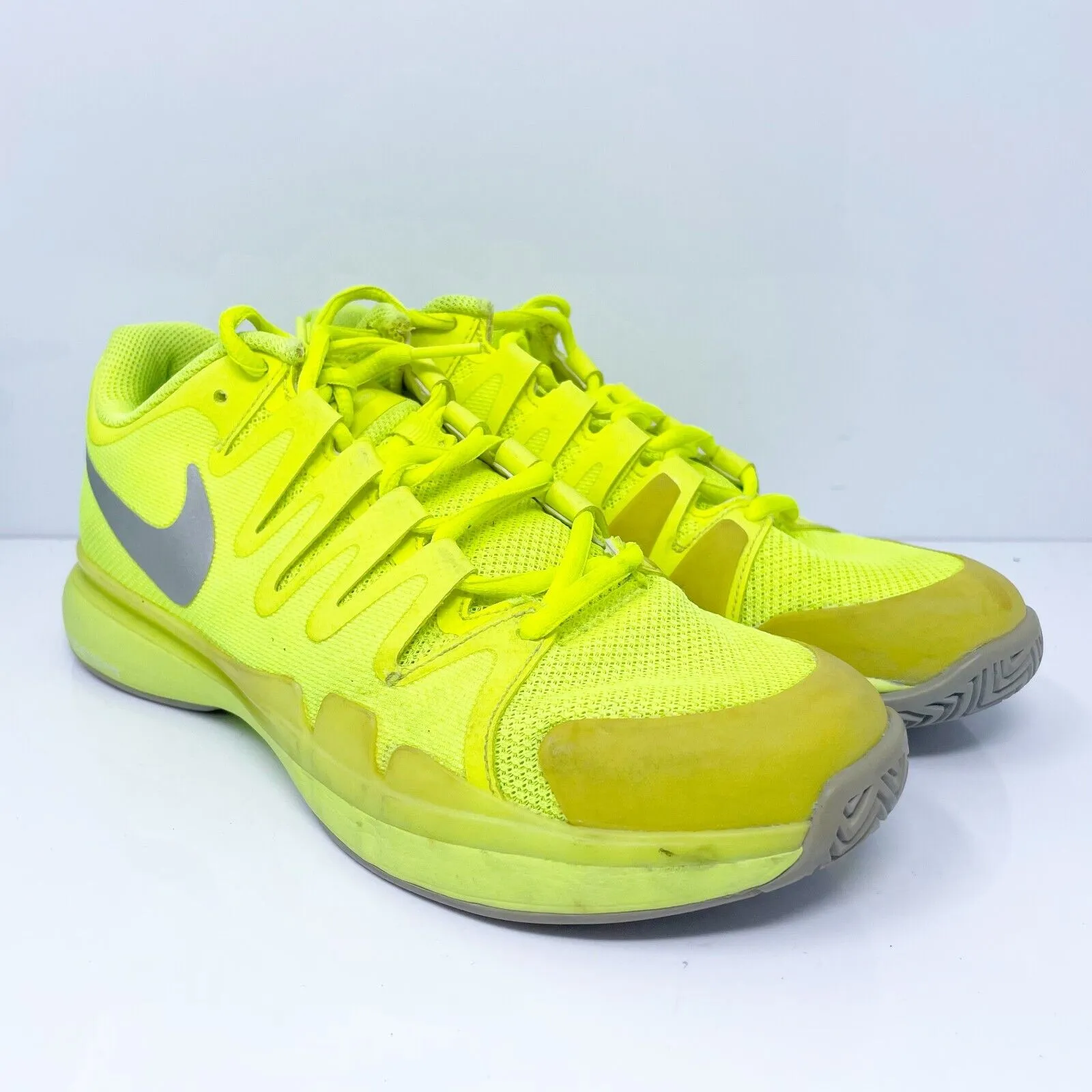 Nike Womens Zoom Vapor 9.5 Tour 631475-710 Yellow Running Shoes Sneakers Sz 7.5