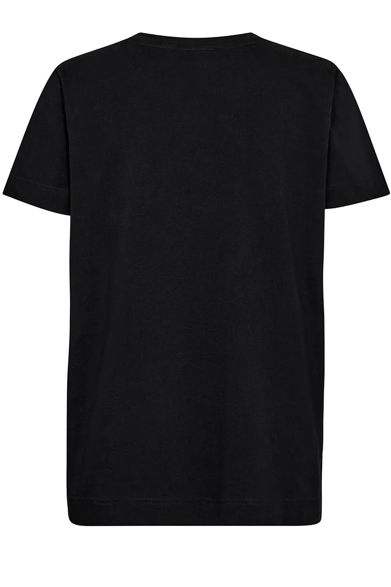 Nori O-SS Tee | Black | T-shirt fra Mos mosh