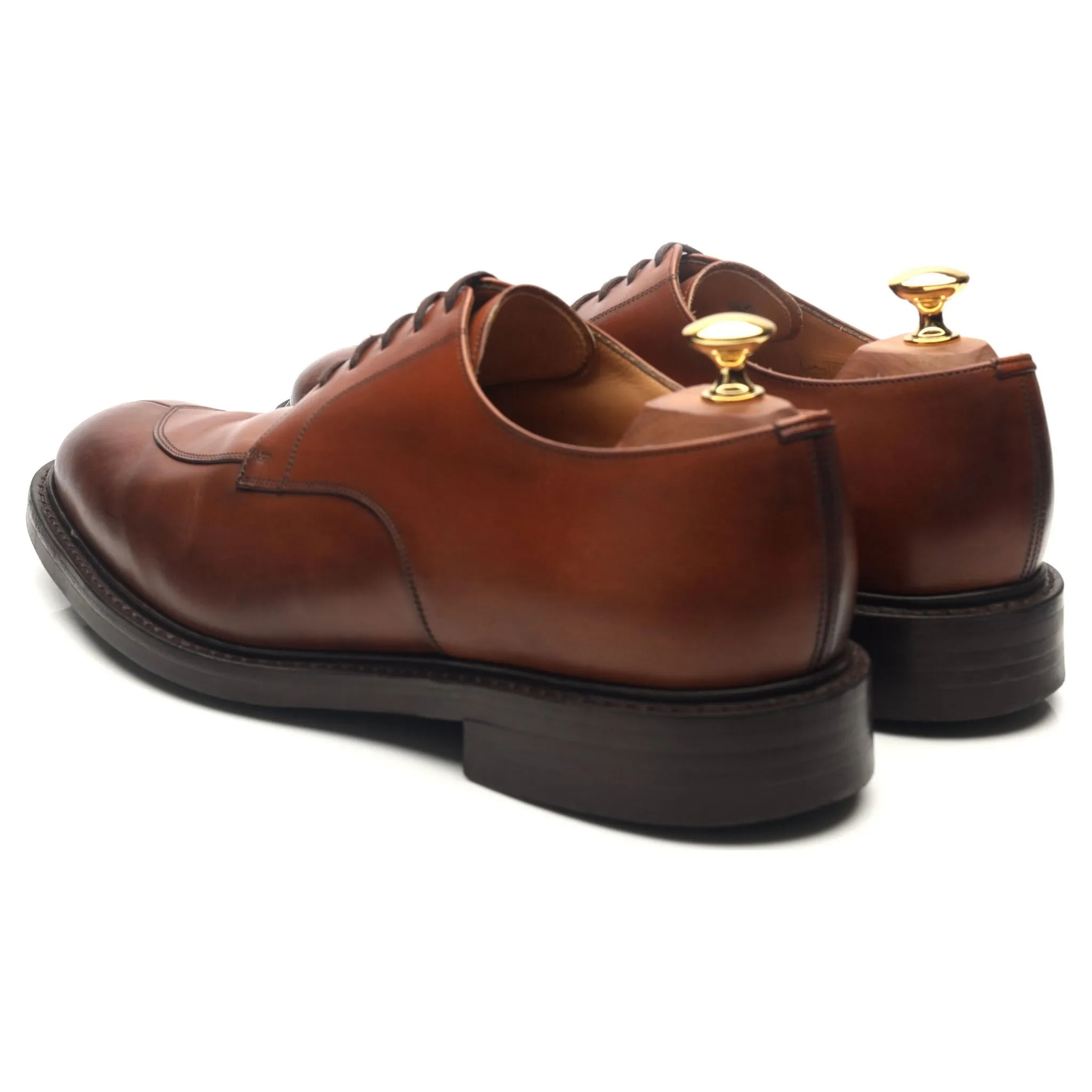 'Northwood' Brown Leather Split Toe Derby UK 9.5 G