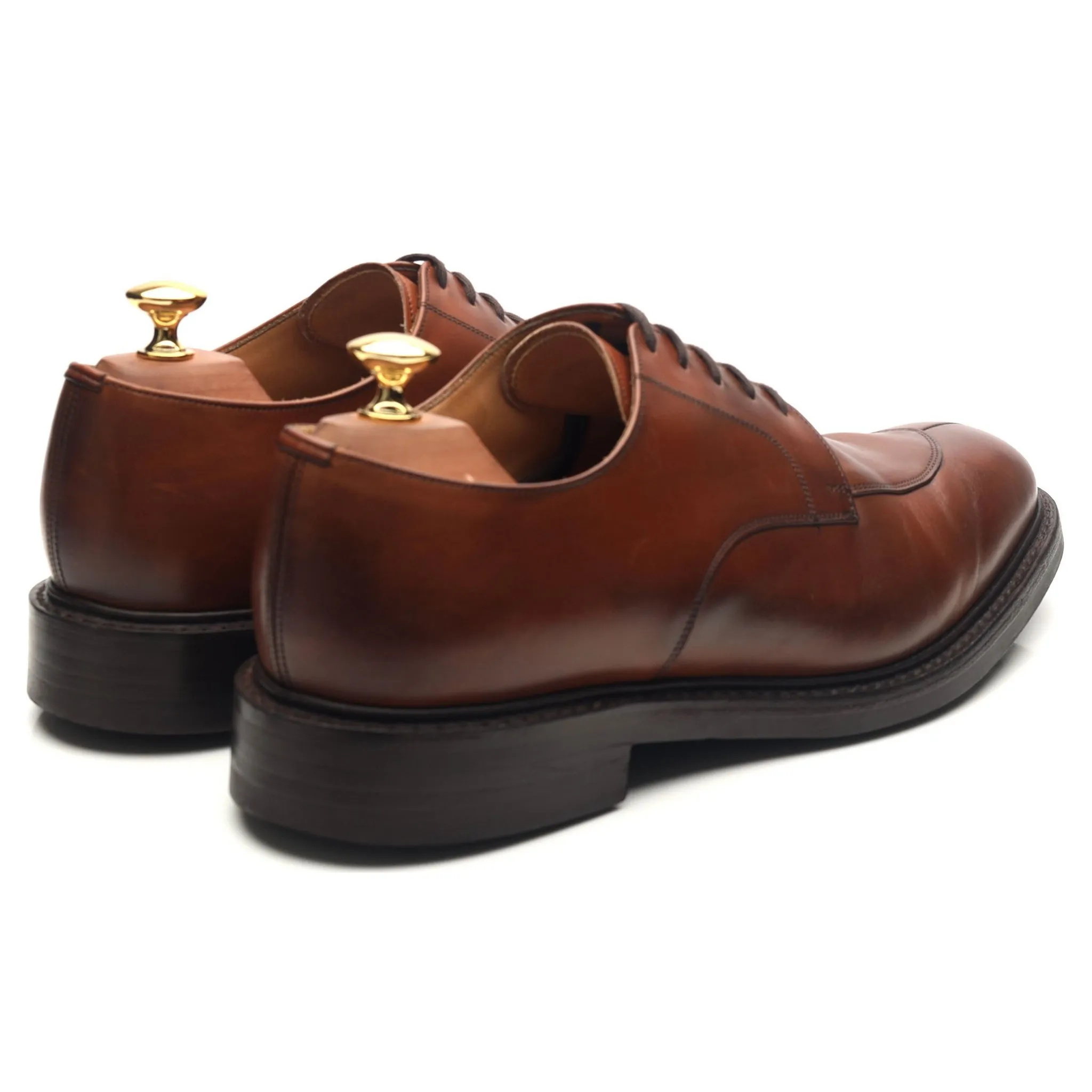 'Northwood' Brown Leather Split Toe Derby UK 9.5 G