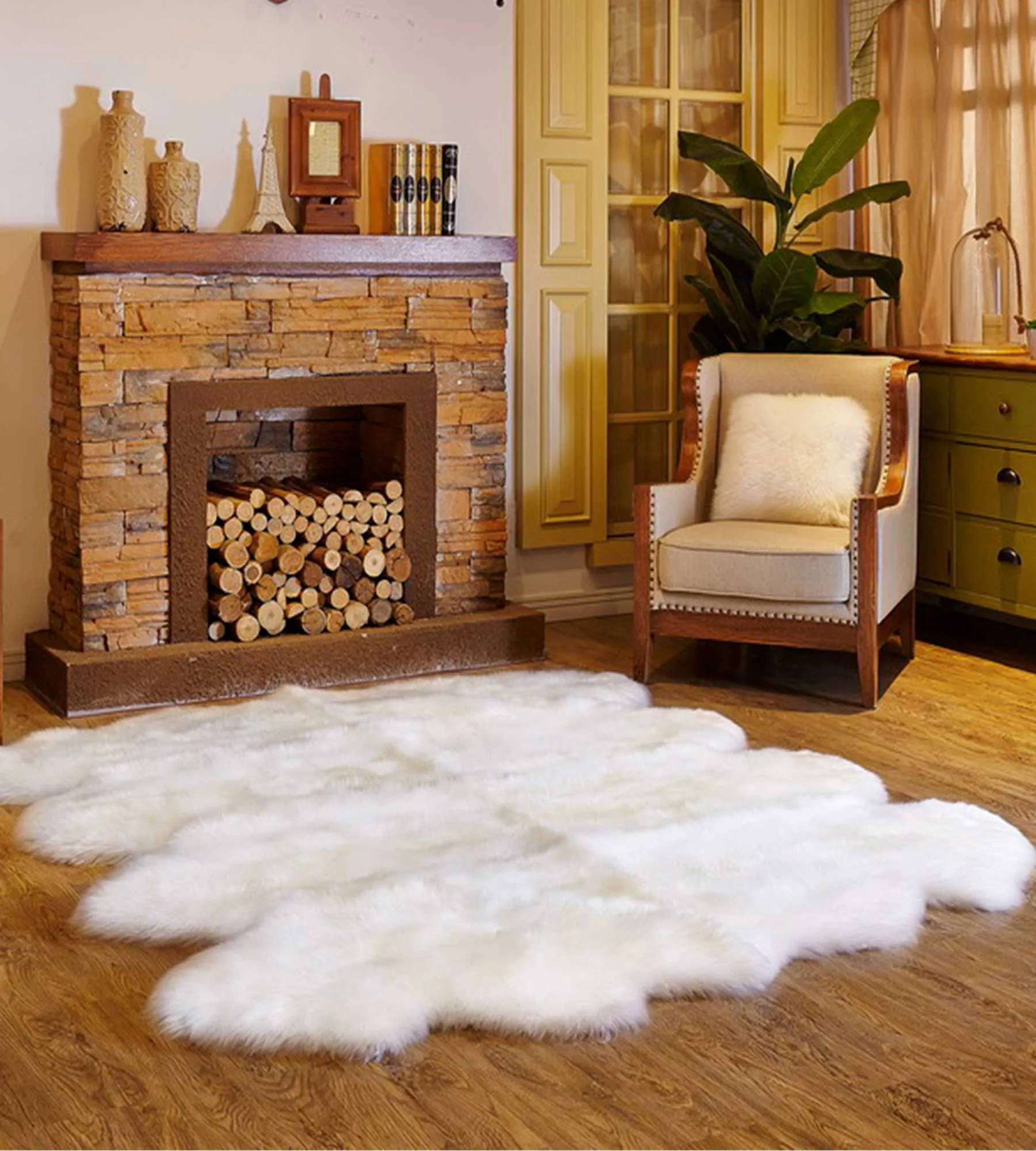 Octo Ivory Sheepskin